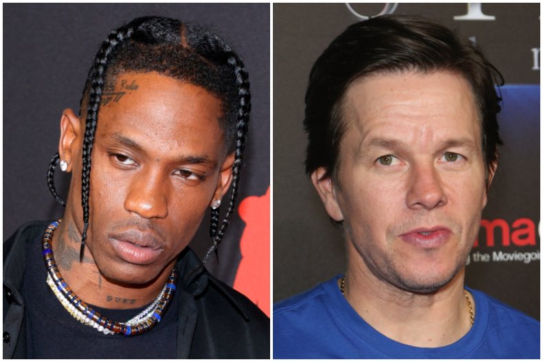 Travis Scott and Mark Wahlberg