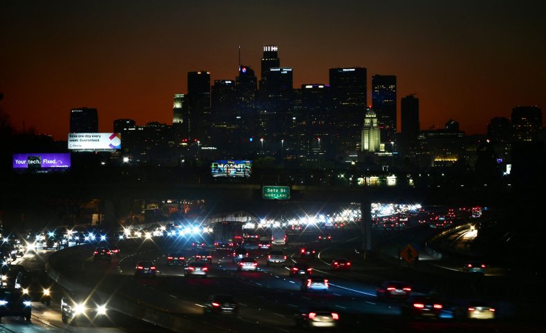 LA traffic rush ahead of Thanksgiving