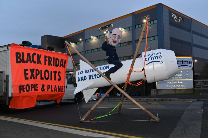 amazon protests black friday