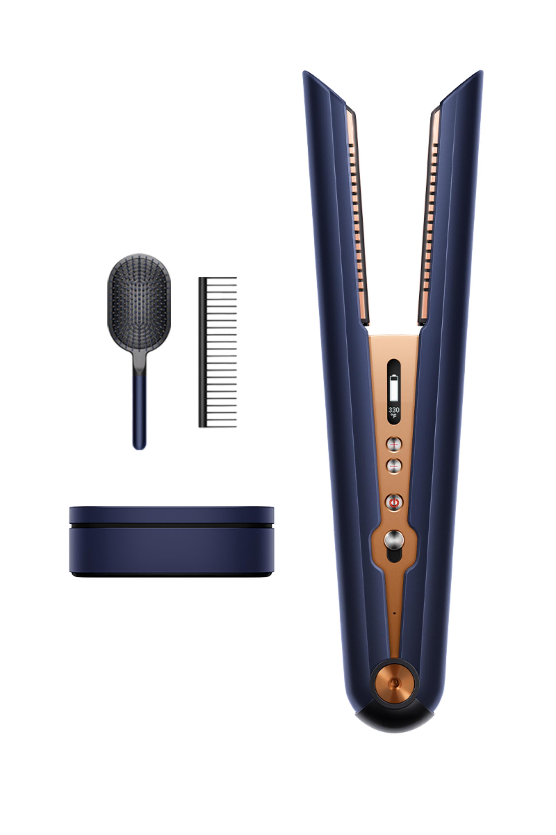 Медный выпрямитель. Выпрямитель Dyson Corrale hs03. Dyson Corrale hs03. Dyson hs03 Corrale Straightener. Дайсон расческа для волос выпрямитель.