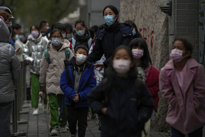 Students Wear Face Masks