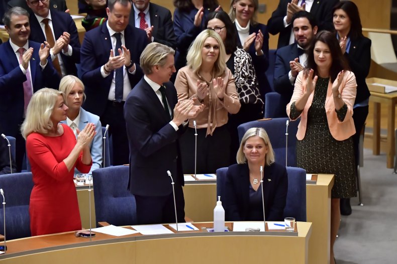 Magdalena Andersson, Sweden, Riksdag