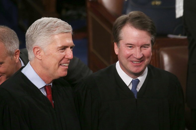 Brett Kavanaugh Neil Gorsuch SCOTUS Abortion Roe