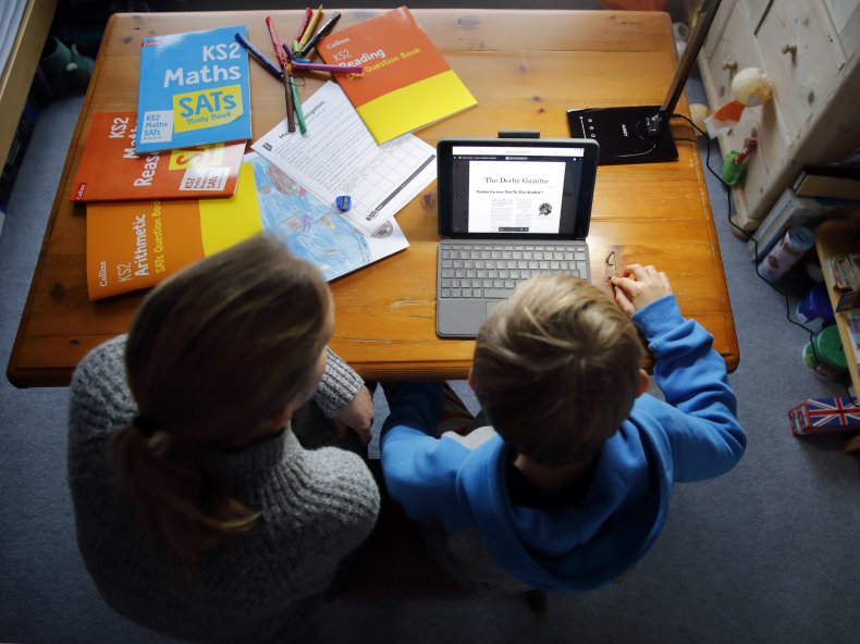 Student Doing Schoolwork