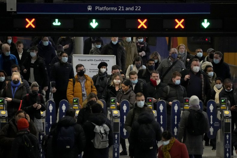 Waterloo, London, train station