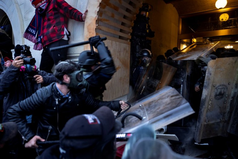 Jeffrey McKellop Capitol riots stab police plea