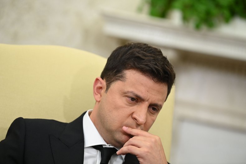 Ukraine's President Volodymyr Zelensky