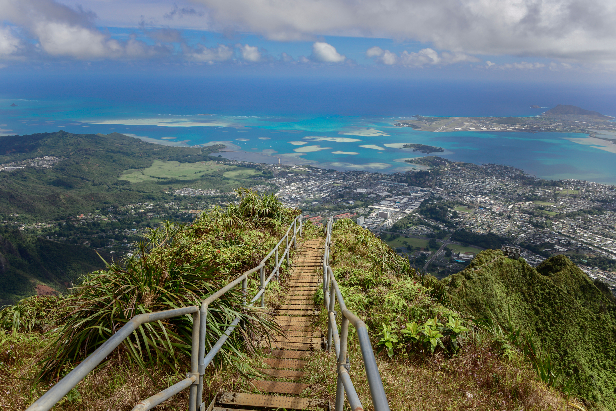 Trendy tourist spot: stairway to heaven