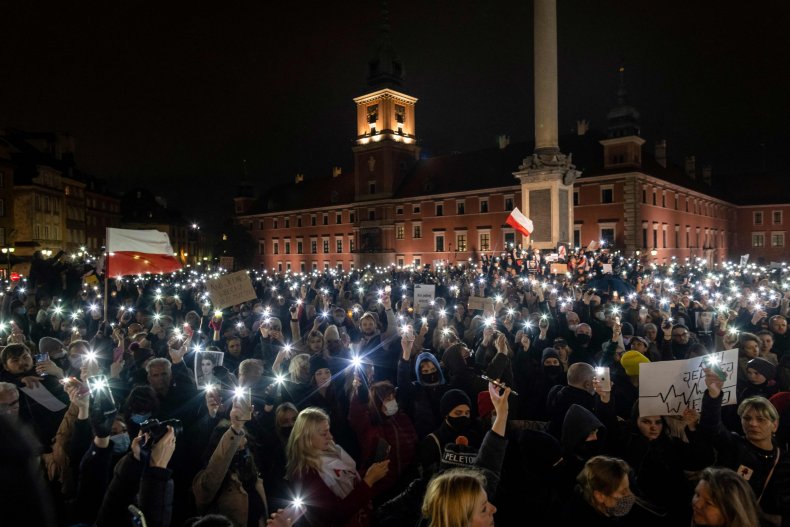 Poland, Abortion, Protest, Near-Total Ban