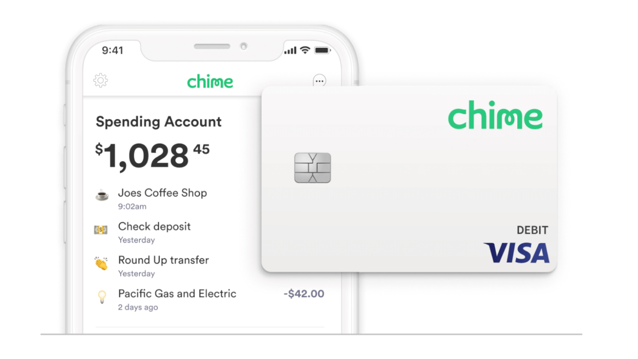Chime phone app and card