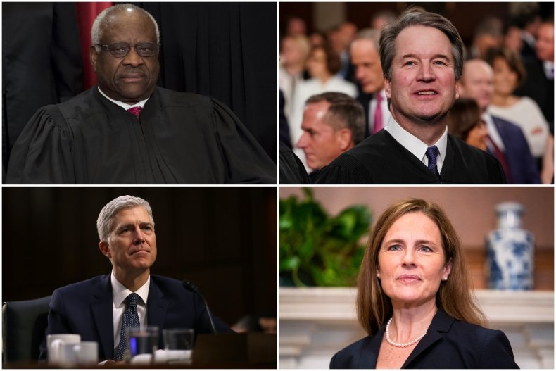 Composite Image Shows Supreme Court Justices