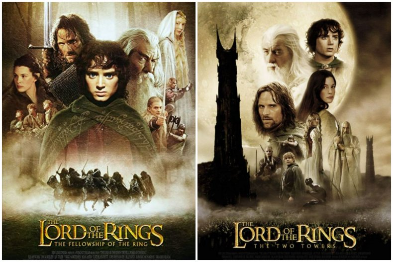 Posters for The Lord of the Rings.