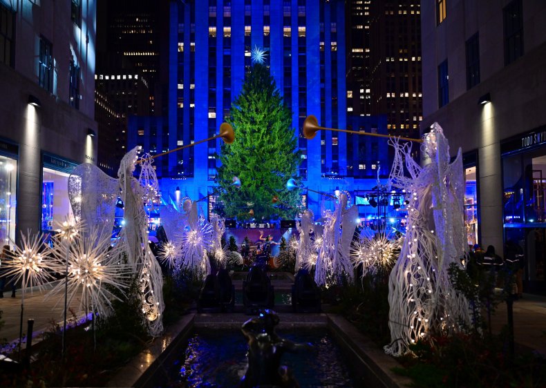 The 2021 Rockefeller Center Christmas tree. 