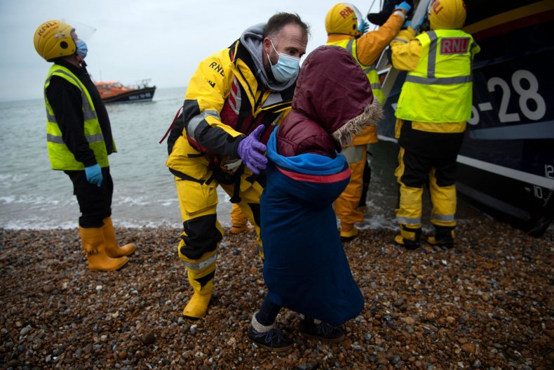 Migrant Crossing, England, France, Rescue