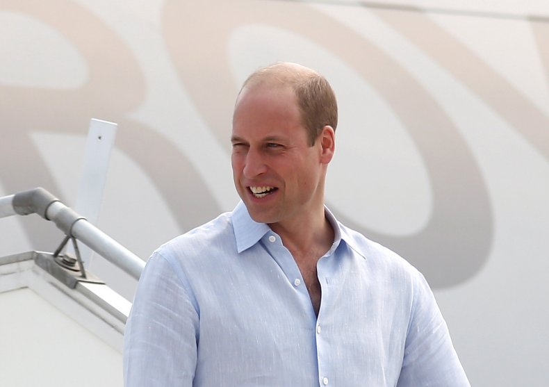 Prince William Leaves Royal Plane