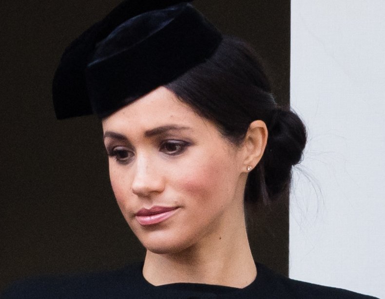 Meghan Markle at Remembrance Sunday