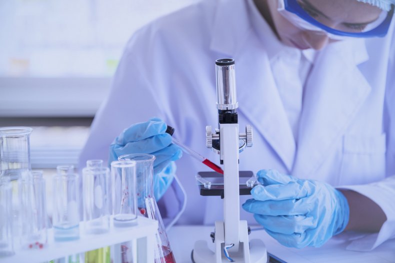 Lab worker