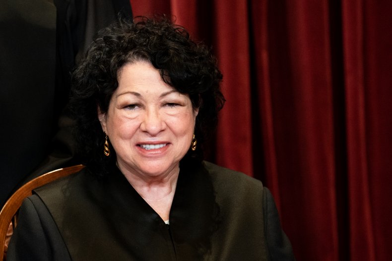 Sonia Sotomayor Poses for a Photo