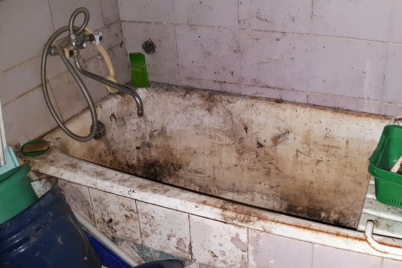 File photo of dirty bathtub. 