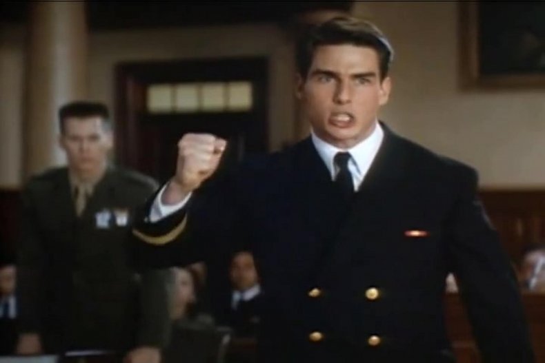 Tom Cruise in "A Few Good Men."