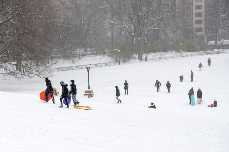 Sledding