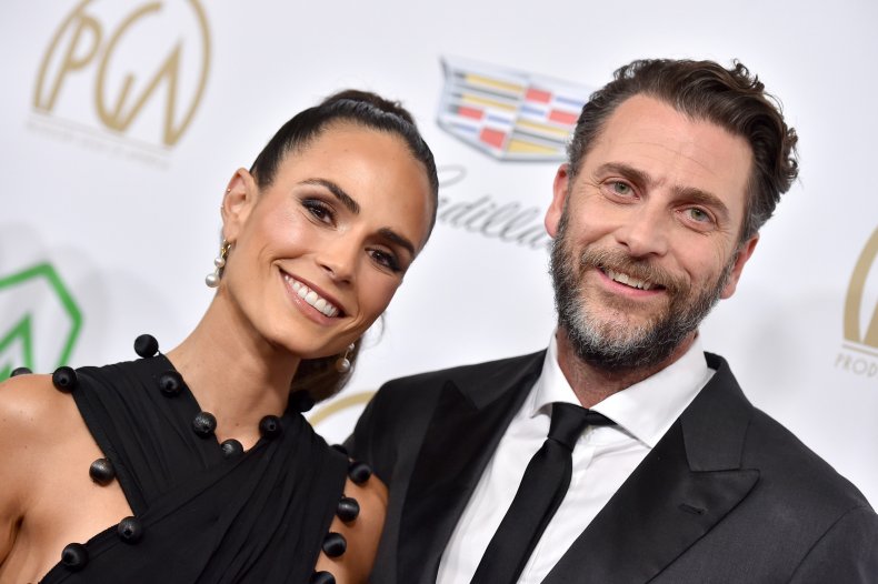 Jordana Brewster and Andrew Form