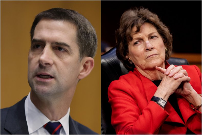 Sens. Tom Cotton and Jeanne Shaheen