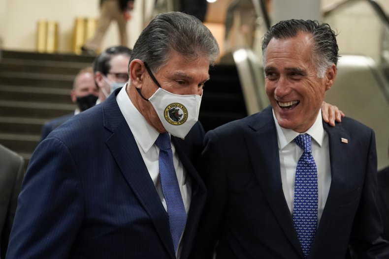 Joe Manchin Speaks With Mitt Romney