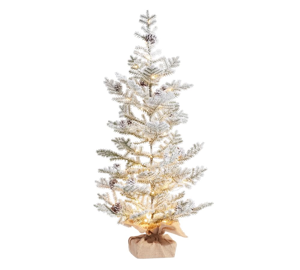 Mini faux hot sale christmas trees