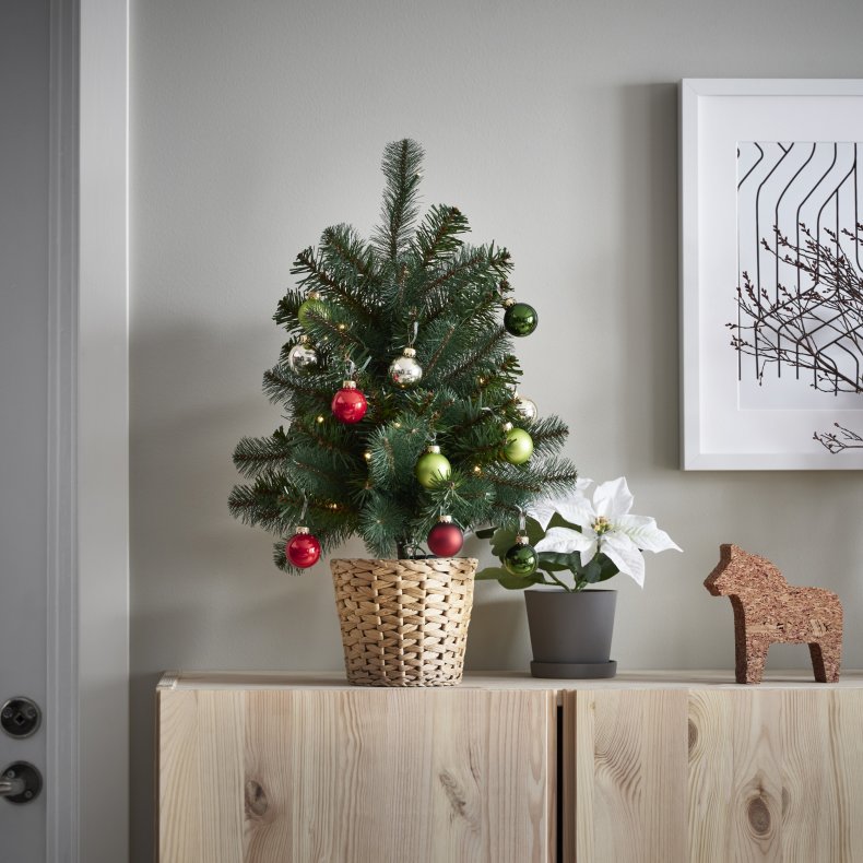Ikea Artificial Potted Plant With LED