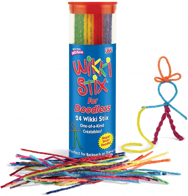 Sculpting sticks from Wikki Stix.