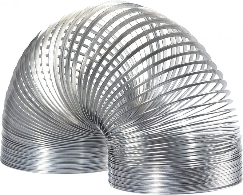 The retro Slinky toy.