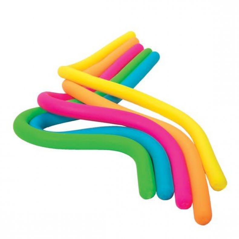 Stress-relieving noodles.