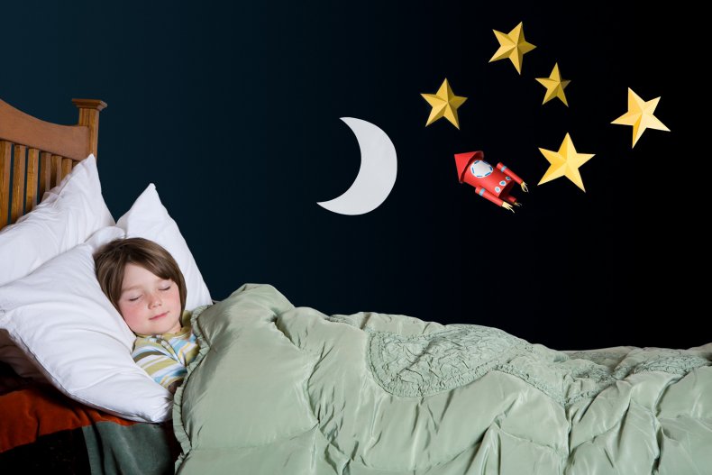 File photo of a child in bed.