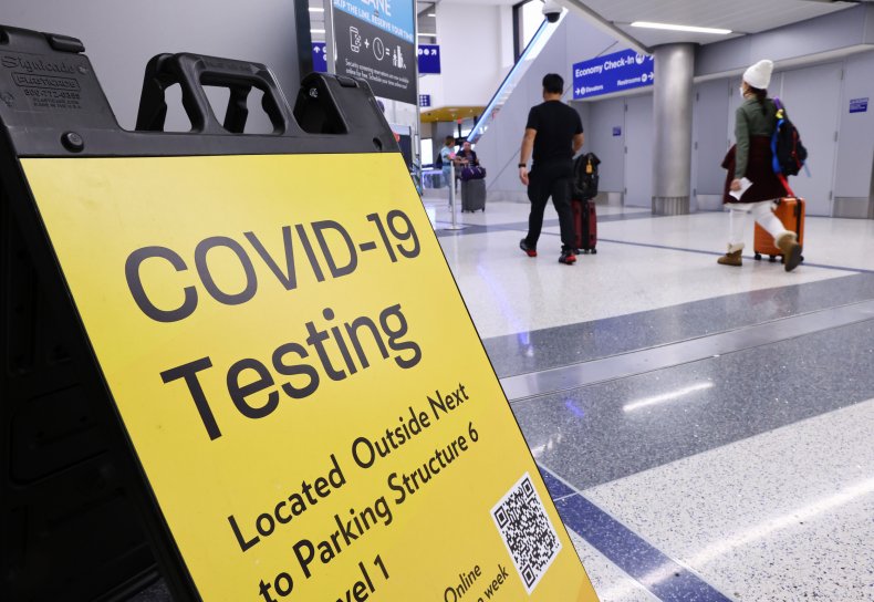 COVID-19 Testing, Airport, Omicron