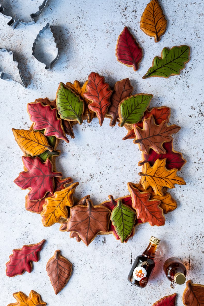 Domestic Gothess' Maple Cookie Wreath