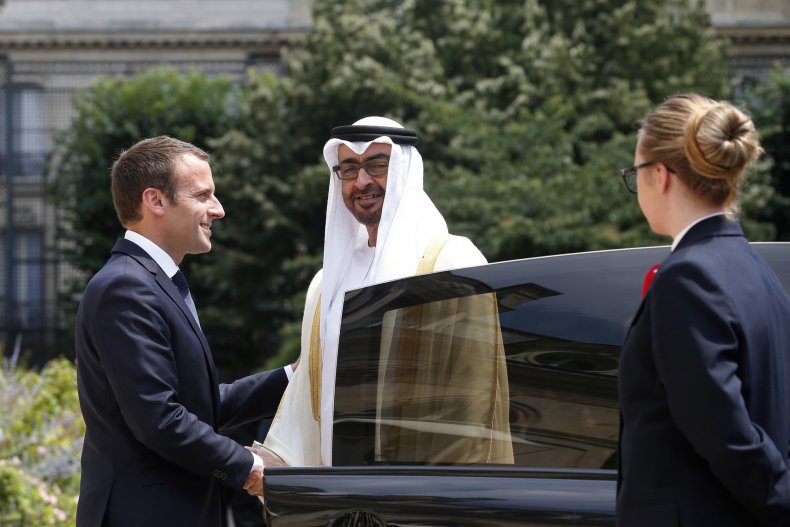 Emmanuel Macron, Mohammed bin Zayed al-Nahayan