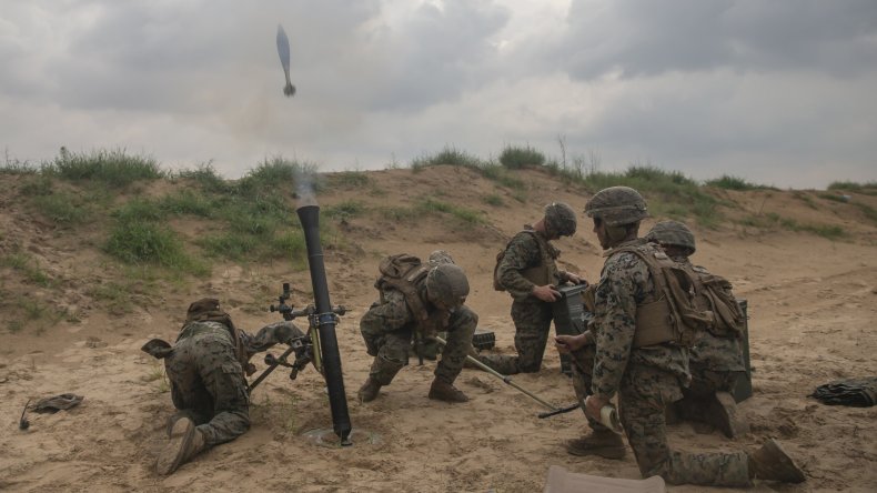 US, Ukraine, joint, exercise, mortar, training