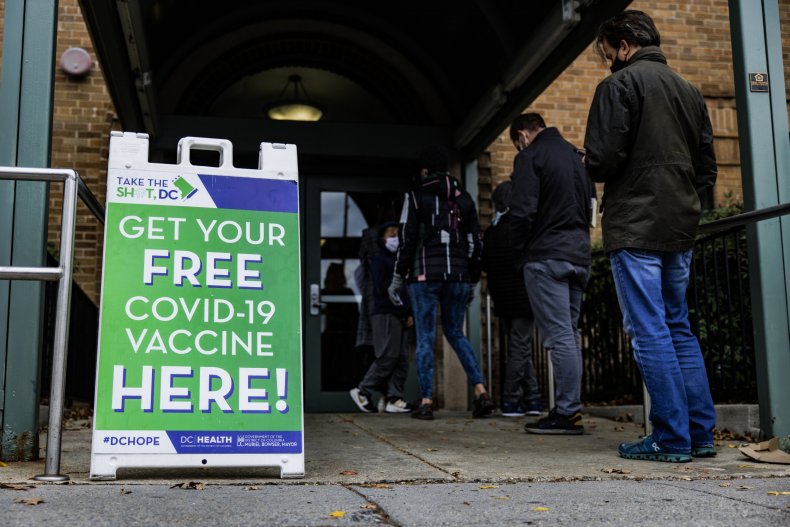 Vaccine center in DC