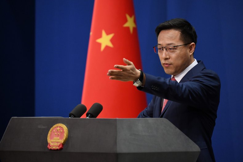 Zhao Lijian in press conference