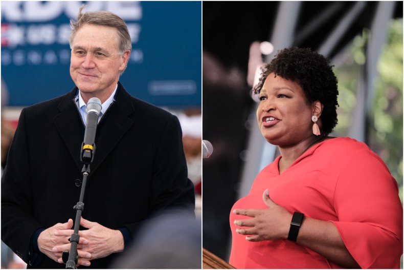 David Perdue & Stacey Abrams
