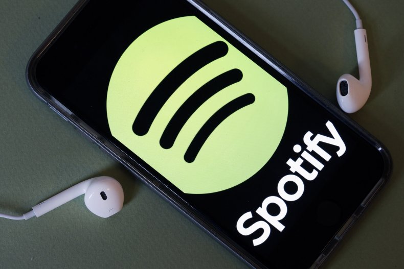 Spotify Logo on an iPhone
