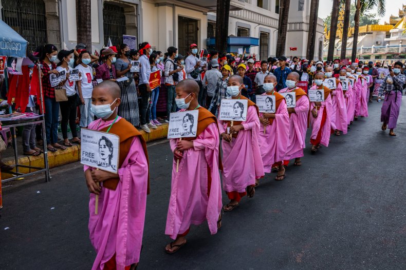 Myanmar, protests