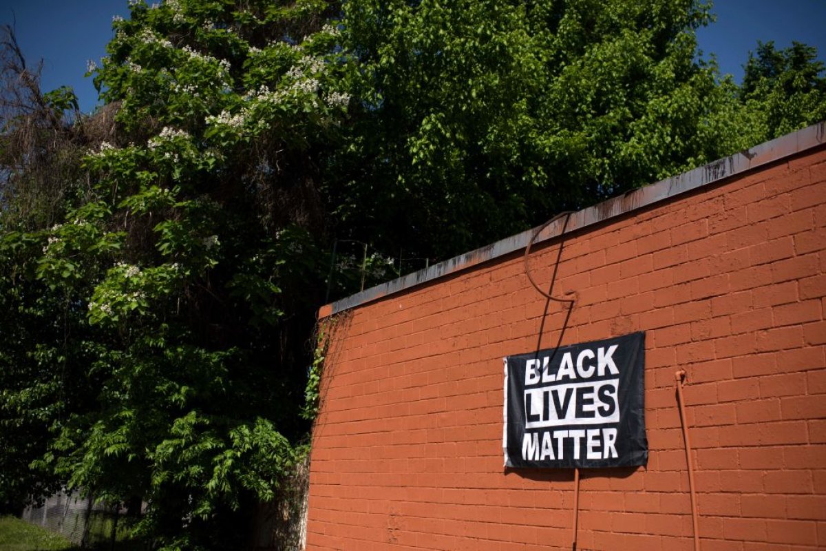 Black Lives Matter flag