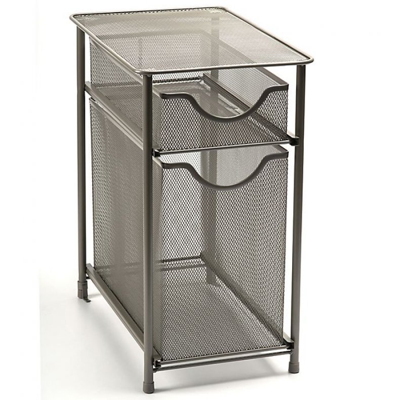 Squared Away 2-Tier Metal Mesh Drawer