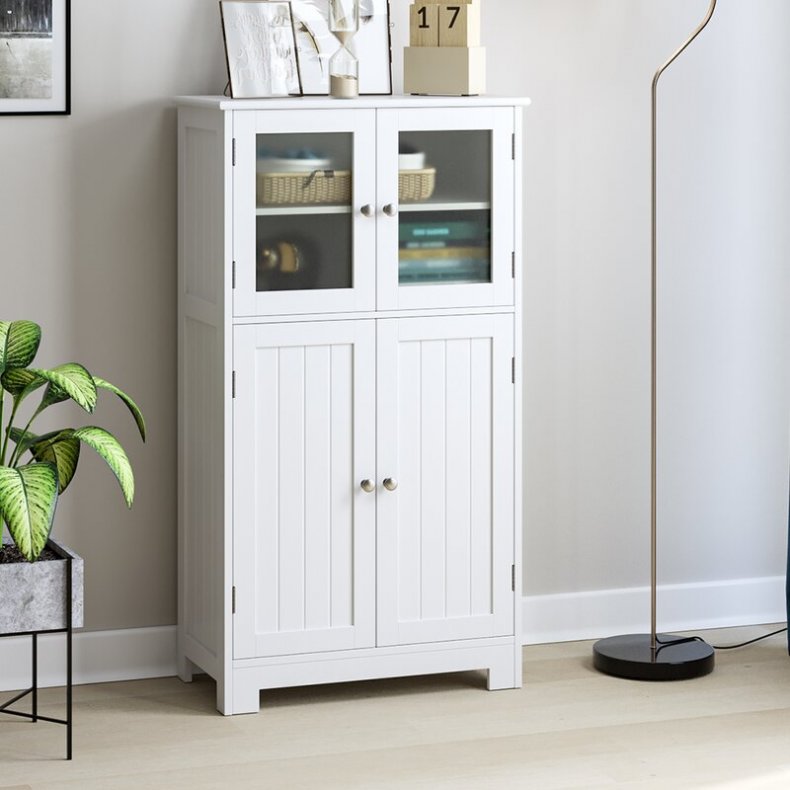 The Red Barrel Studio Hortence Linen Cabinet