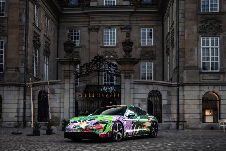 Porsche Taycan Artcar by Richard Phillips