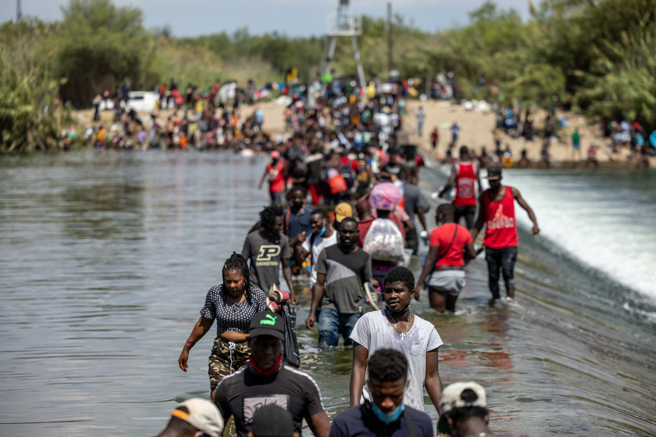 Texas Using Boats Lined Up On Rio Grande To Stop Flow Of Migrants