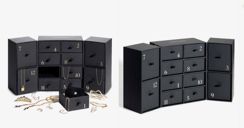 The Missoma jewelry advent calendar.