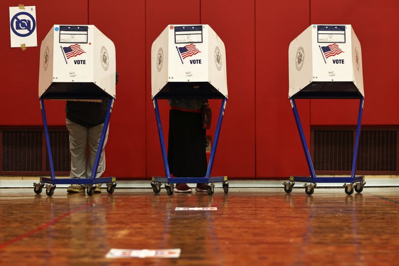 New York City, election day